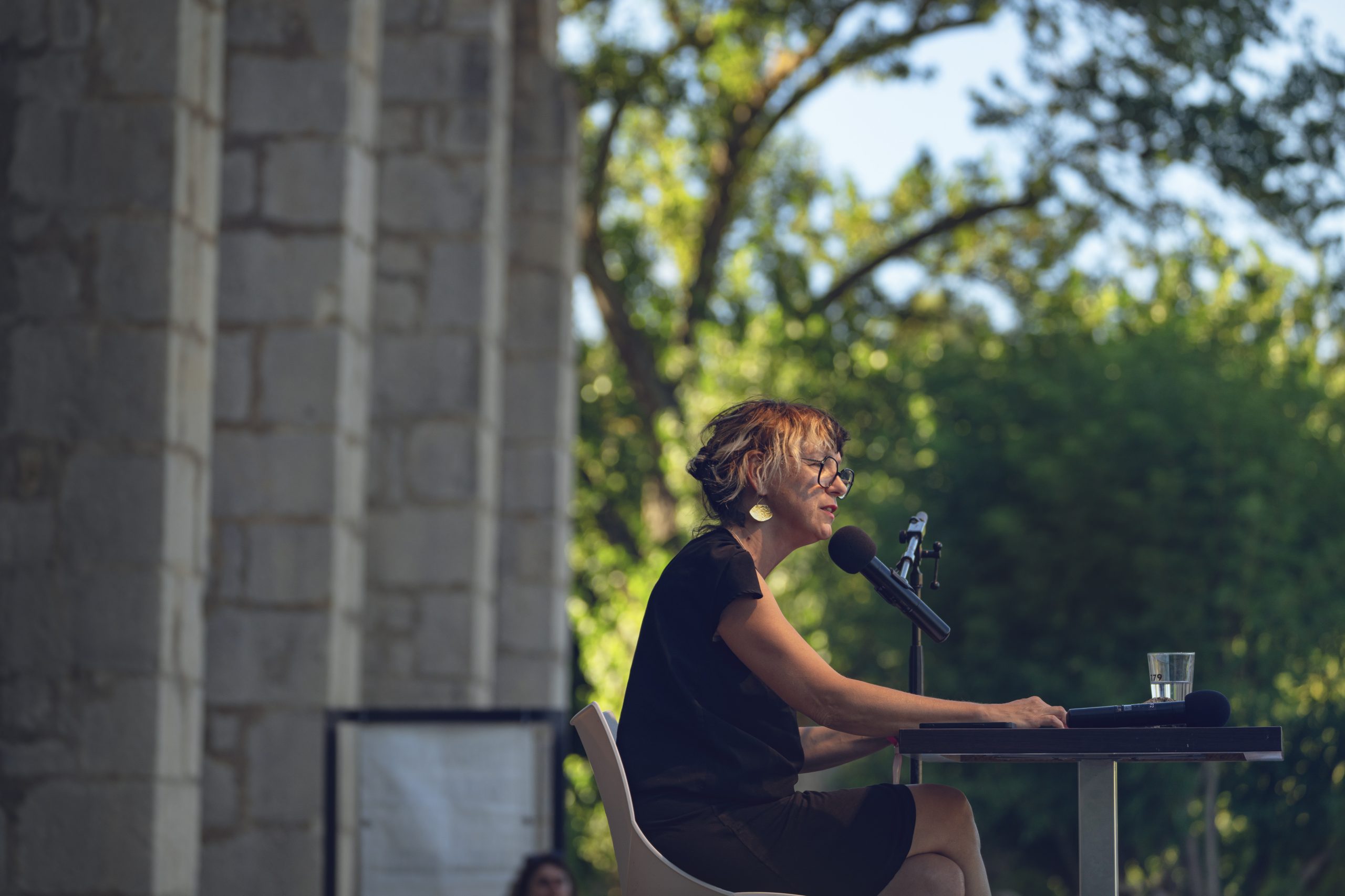 Conférence avec Corine Morel Darleux, Banquet du livre 2026 © Idriss Bigou-Gilles