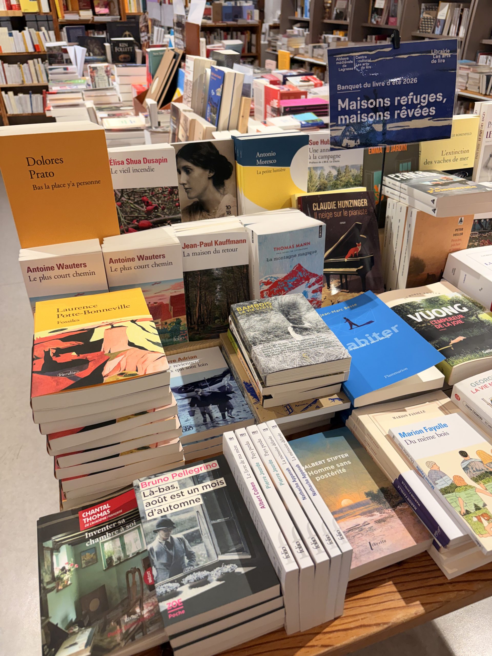 Sélection de la librairie Les arts de lire - Maisons refuges, maisons rêvées